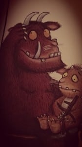 Gruffalo - eng monster - verhaal - televisie - speuren - vermaak herfst en winter - het bos in - de natuur in - knutselen - plakken - puzzelen - vermaak - stickers3